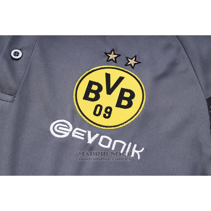 Camiseta Polo del Borussia Dortmund 2023-2024 Gris